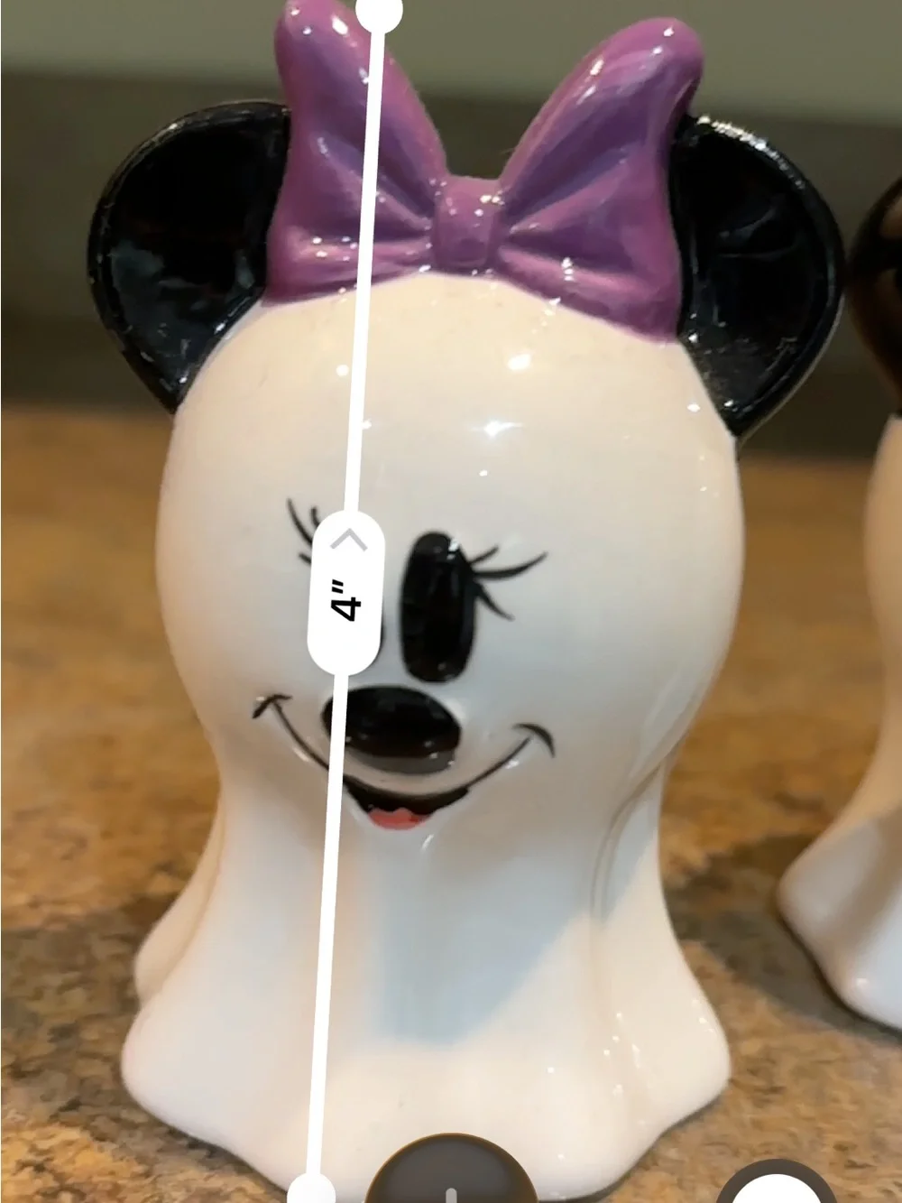 Mickey and min now ghost Halloween salt and pepper shakers home decor